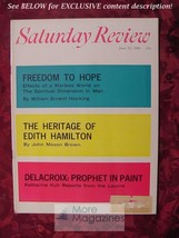 Saturday Review June 22 1963 Ernest Hocking Edith Hamilton John Mason Brown - £6.79 GBP