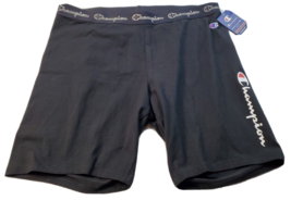 Champions Athletic Shorts Mens Size 3X Black Elastic Waist Logo Pull On ... - $14.77