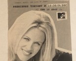 The Jenny McCarthy Show Tv Guide Print Ad MTV TPA8 - $5.93
