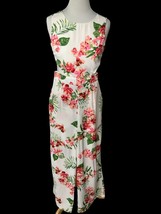 Ambiance Ladies Sleeveless Halter Top Floral Lightweight Flowy Jumpsuit Euc S - £18.06 GBP