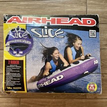 Airhead Slice 1-2 Rider Towable Tube Boating, Purple &amp; Black (AHSL-4W) O... - £78.63 GBP