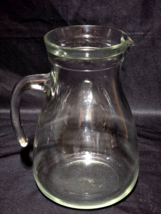 Vintage 2 Quart Glass Pitcher Made In Italy With Golden Eagle Hallmark O... - $465.87 MXN