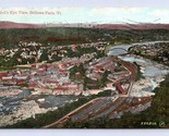 Birds Eye View Bellows Falls Vermont VT 1910 DB Postcard P13 - $6.88