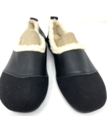 NEW Women&#39;s Fleece Lined Slippers Black Size EU40/US 8.5 - $303.63 MXN