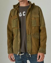 Lucky Brand m-65 patchwork jacket in Olive - size M - £90.76 GBP