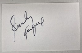 Sandy Koufax Signed Autographed Vintage 3x5 Index Card - £41.85 GBP