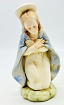 Vintage Nativity Mary Holy Family Manger Italy Ceramic 6.5 inch Christmas READ - £12.35 GBP