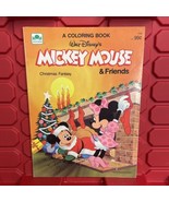Walt Disneys Mickey Mouse And Friends Christmas Fantasy Coloring Book Pr... - $256.40 MXN