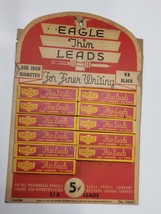 1936 Vintage Eagle Lead Store Display W Content In Boxes Store Counter Cardboard - £70.04 GBP