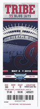 2010 Blue Jays @ Indians Full Unused Ticket May 4th Progressive Field - £7.61 GBP