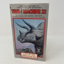 Time Machine #22 Last of the Dinosaurs Peter Lerangis 1988 Bantam PB Illustrated - £7.05 GBP