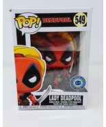 Funko Pop! Marvel #549 Deadpool Exclusive Lady Deadpool Bobblehead Vinyl... - £15.82 GBP