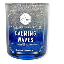 DW Home Richly Scented Candles Small Single Wick 3.8 oz. - Calming Waves - £15.97 GBP
