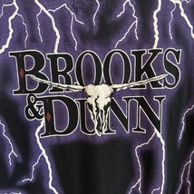 Vintage Brooks And Dunn Electric Rodeo All Over Print T shirt LG Single Stitch - £159.80 GBP