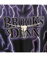 Vintage Brooks And Dunn Electric Rodeo All Over Print T shirt LG Single ... - £157.97 GBP
