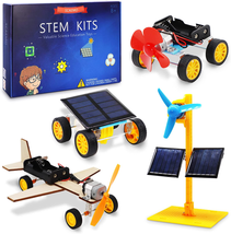 STEM 4 Set Solar Motor Kit,Electric Science Experiment Projects,Educatio... - $22.51