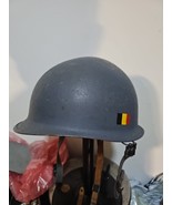 Belgian Forces in Germany NATO 1968 1st corps in West Germany steel helmet - $200.23 CAD