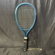 Leach Blue Aluminum Racquetball Racquet Pre Owned Vintage 1980s - £10.29 GBP