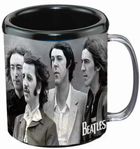 Beatles Faces Picture Mug - $14.50