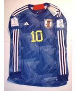 Takumi Minamino Japan 2022 World Cup Match Slim Home Long Sleeve Soccer ... - $90.00