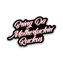 Wutang Bring Da Ruckus Vinyl Sticker 4&quot;&quot; Wide Includes Two Stickers New - $11.68