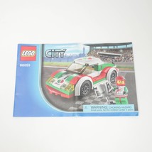 LEGO City Great Vehicles 60053 Race Car Instruction Manual - £4.65 GBP