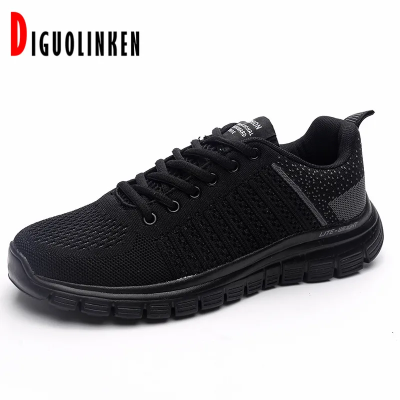 2024 Men Shoes   Lightweight Casual Shoes Men&#39;s -up Autumn  Male Wal Footwear Bl - £127.96 GBP