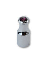 Chrome Aluminum International Toggle Switch Extension w/ Purple Diamond - $142.08 MXN