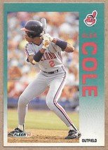 1992 Fleer #108 Alex Cole Cleveland Indians - $1.89