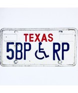  United States Texas Base Disabled License Plate 5BP RP - £13.30 GBP