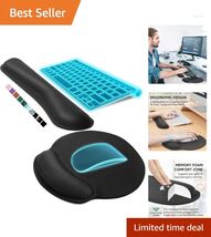 Ultimate Comfort Keyboard Wrist Rest &amp; Mouse Pad Set - Ergonomic Design - $24.70