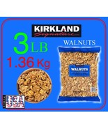 Walnuts Halves, 3 Pounds, 1.36 Kg, Product USA, Walnut, Kirkland Signature - $29.88