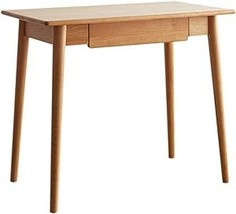 100% Computer Study Natural Pc Work Desk Dressing Table Slim Solid Wood With Dra - £284.83 GBP