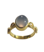 gold finish ring - opal jewelry ring - designer stone ring - nice ring -... - £9.43 GBP