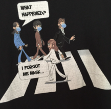 The Beatles Abbey Road (parody) black t-shirt size XL brand fruit of the... - $19.77
