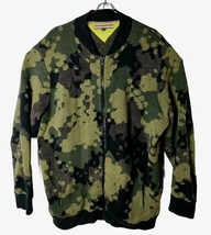 Tommy Hilfiger Men XL Camouflage Baseball Heavy Knit Full Zip Sweater - £43.95 GBP