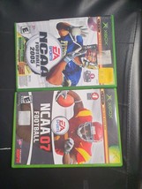 Lot Of 2: Ncaa Football 2005 Top Spin [Combo +Manual]+ Ncaa 2007 {Complete] - £6.30 GBP