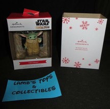 2021 Hallmark Ornament Star Wars The Mandalorian The Child Baby Yoda Grogu Fig - £26.62 GBP