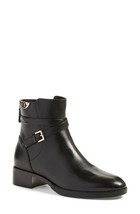 Tory Burch Sidney Booties Ankle Boots Black Leather  Logo Sz 6.5, New - $247.49