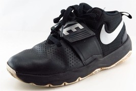 Nike Team Hustle 08 Black Synthetic Athletic Boys Shoes Size 5.5 - £17.40 GBP