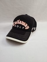 New Era Callaway Golf Tour i Series  FT -5 Black Buckle Strap Cap Hat EUC - £11.77 GBP