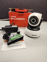LEFTEK IP Camera Indoor IR Camera Night Vision WiFi P2P PTZ new In Box - $19.24