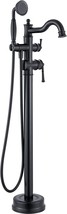 Winkear Freestanding Floor Mount Tub Filler With Handheld, In And Water Hose - £384.79 GBP