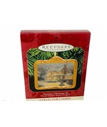 Thomas Kinkade Christmas Ornament Hallmark cottage art holiday Victorian... - $17.77