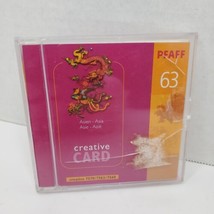 PFAFF Creative Card 63 Asia 7570 7562 7560 Peacock Dragon Ship Mask - £30.97 GBP