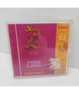 PFAFF Creative Card 63 Asia 7570 7562 7560 Peacock Dragon Ship Mask - £30.31 GBP