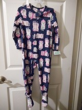 Girls Child Of Mine Footed Pajama Sleepwear Cats Size 3T New - £10.70 GBP