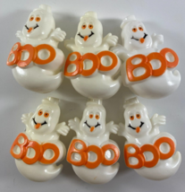 Lot Of 6 Vintage Boo Ghost Halloween Light String Covers Replacements Nos - £12.63 GBP