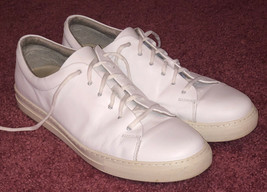 Kenneth Cole Men’s White Leather Tennis Shoes Size 10.5 Pre Owned - $29.69
