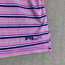 Ralph Lauren Polo Shirt Men&#39;s XL Pink Striped RLX Short Sleeve Stretch Golf - £19.65 GBP